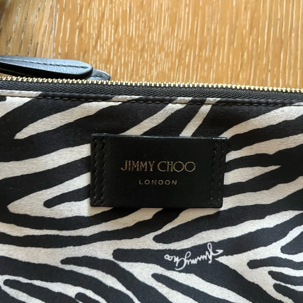 Jimmy Choo Black and White Zebra Crossbody Bag used - Picture 4 of 13